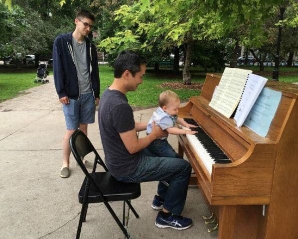Photo of Chicago, Illinois at Washington & LaSalle, West Washington Street, Loop, Chicago, Cook County, Illinois, 60696, United States. Join us this summer for Pianos in the…