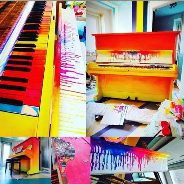 Photo of Augsburg, Germany at 40, Hunoldsgraben, Ulrichsviertel, Lechviertel, östliches Ulrichsviertel, Innenstadt, Augsburg, Bavaria, 86150, Germany. Piano Progress 🌈💛💜❤️