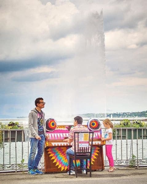 Photo of Jet d'eau Genève at Pierre du Niton, Quai Gustave-Ador, Les Eaux-Vives, Eaux-Vives, Geneva, Grand Genève, Geneva, 1207, Switzerland