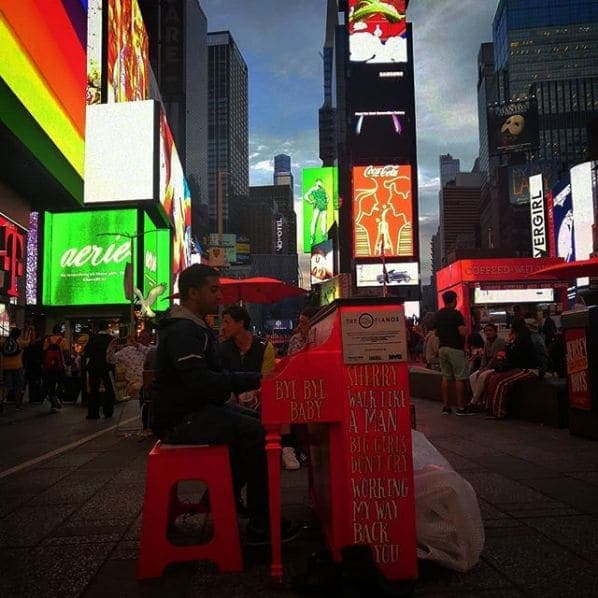 Photo of Times Square, New York City at New York Marriott Marquis, 1535, Broadway, Theater District, Manhattan, New York County, New York, 10019, United States