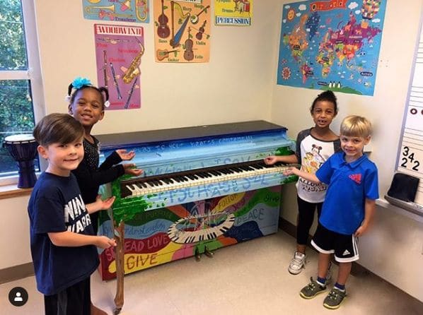 Public piano in Atlanta, Georgia, United States
