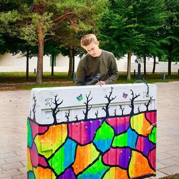 Public piano in Luxembourg, Luxembourg