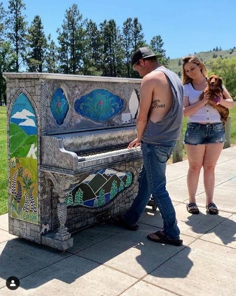 Photo of Klamath Falls Veterans Memorial Park at Klamath Avenue, Klamath Falls, Klamath County, Oregon, 97601, United States. “I can’t express how grateful I am for the piano…