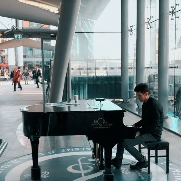 Public piano in Utrecht, Utrecht, Netherlands