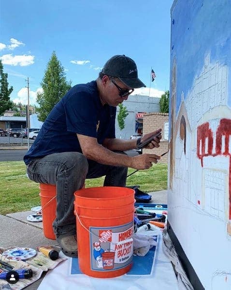 Photo of Klamath Falls, Oregon at EagleRidge High School, 677, South 7th Street, Klamath Falls, Klamath County, Oregon, 97601, United States. Retired Henley High School Art…