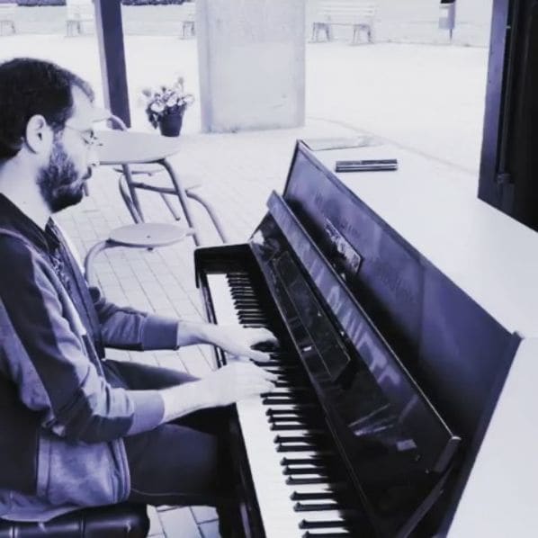 Public piano in Luxembourg, Luxembourg