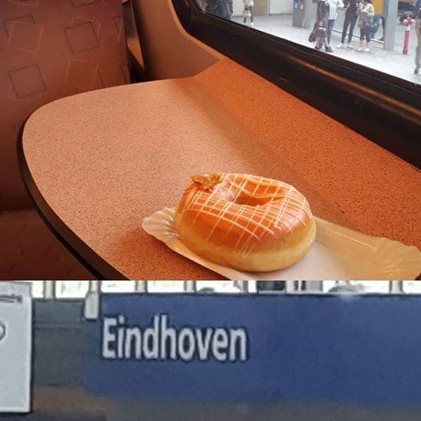 Photo of Station Eindhoven at Spoor 5, Perron B, Fellenoord, Centrum, Eindhoven, North Brabant, Netherlands, 5611AC, Netherlands