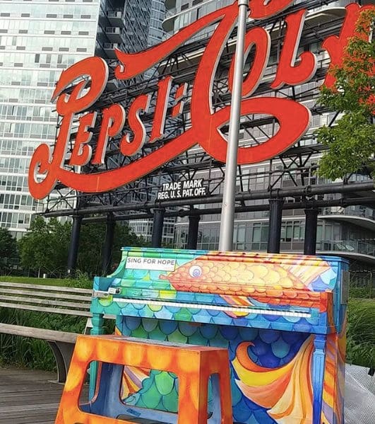 Photo of Pepsi Cola Sign at 46-10, Center Boulevard, Hunters Point, Queens, Queens County, New York, 11109, United States