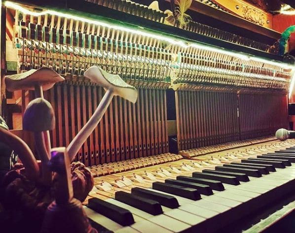Public piano in Moscow, Moscow, Russia