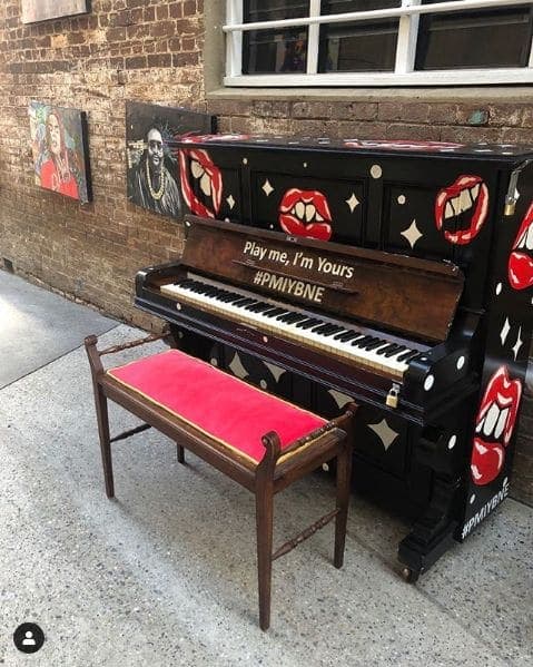 Photo of My Bakery Lane at 690, Ann Street, Fortitude Valley, Brisbane City, Queensland, 4006, Australia. ‘Play Me, I’m Yours’ - Have you spotted one of the painted pianos in…
