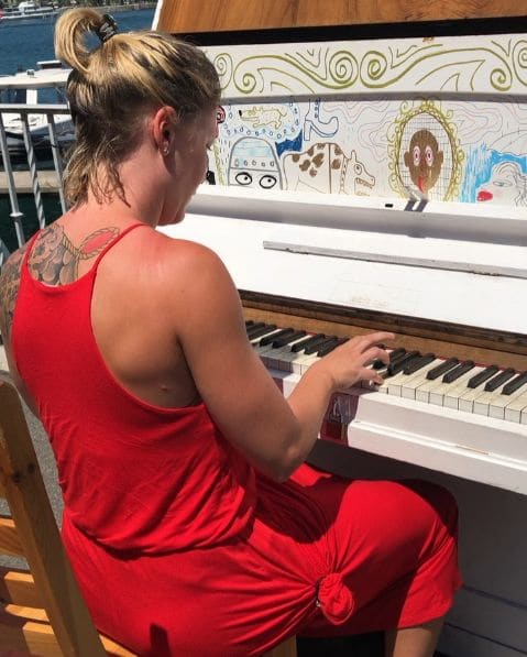 Public piano in Geneva, Geneva, Switzerland