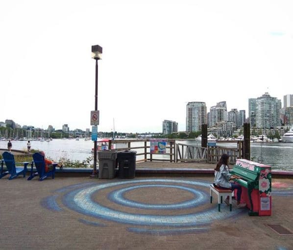 Photo of False Creek Seawall at Husain Rahim Plaza, Fairview, Vancouver, District of North Vancouver, Metro Vancouver Regional District, British Columbia, Canada