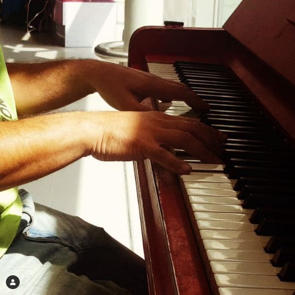 Public piano in London, England, United Kingdom