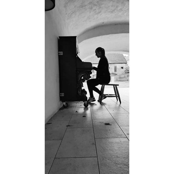 Public piano in Virovitica-Podravina County, Croatia