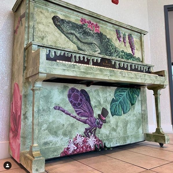 Public piano in Augusta, Georgia, United States