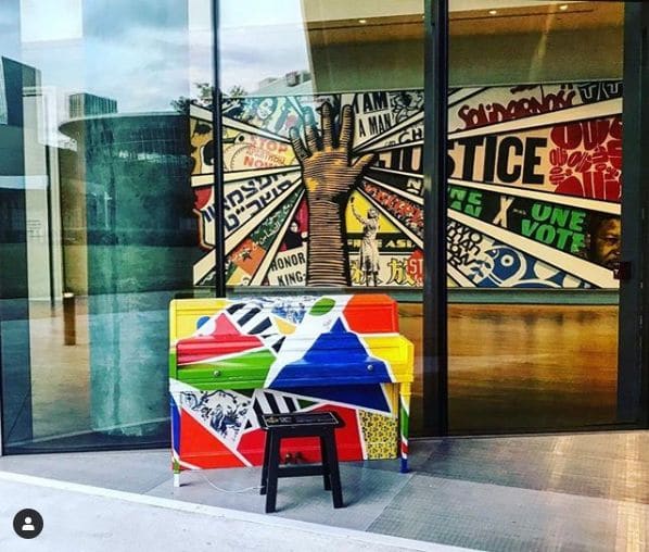 Public piano in Atlanta, Georgia, United States