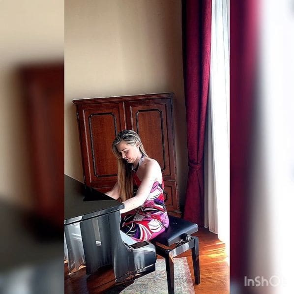 Public piano in Mestre, Veneto, Italy