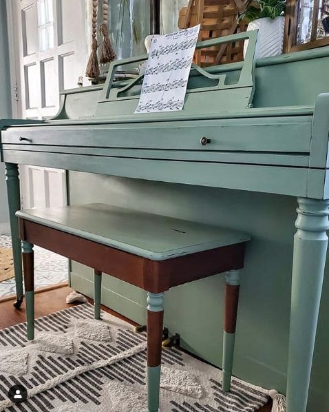 Public piano in Madison County, Iowa, United States