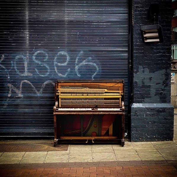 Public piano in Dublin, Ireland
