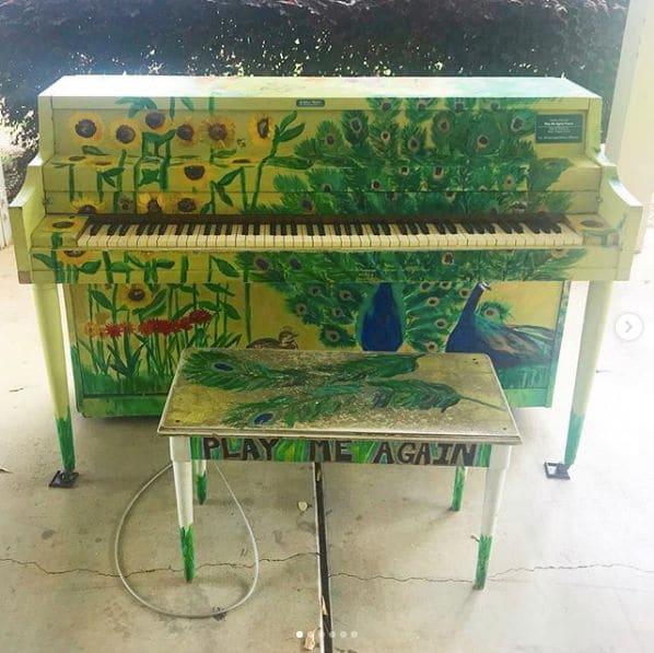 Public piano in Fulton County, Georgia, United States