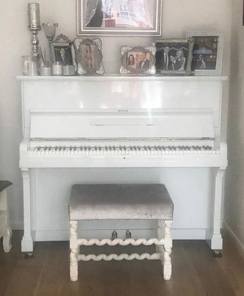 Public piano in Hertfordshire, England, United Kingdom