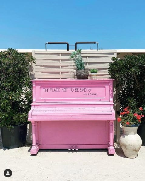 Public piano in Ravenna, Emilia-Romagna, Italy