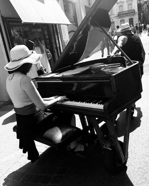 Public piano in Bouches-du-Rhône, Provence-Alpes-Côte d'Azur, France