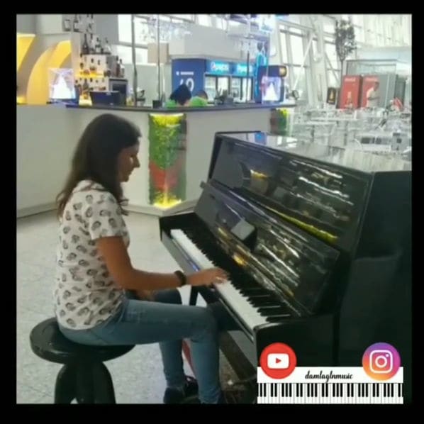 Public piano in Lviv, Lviv Oblast, Ukraine