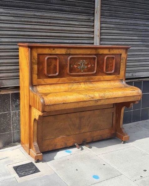 Public piano in London, England, United Kingdom