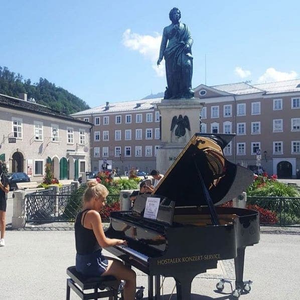 Photo of Mozartplatz, Salzburg, Austria at Goldene Ente, 10, Goldgasse, Altstadt, Salzburg, 5020, Austria
