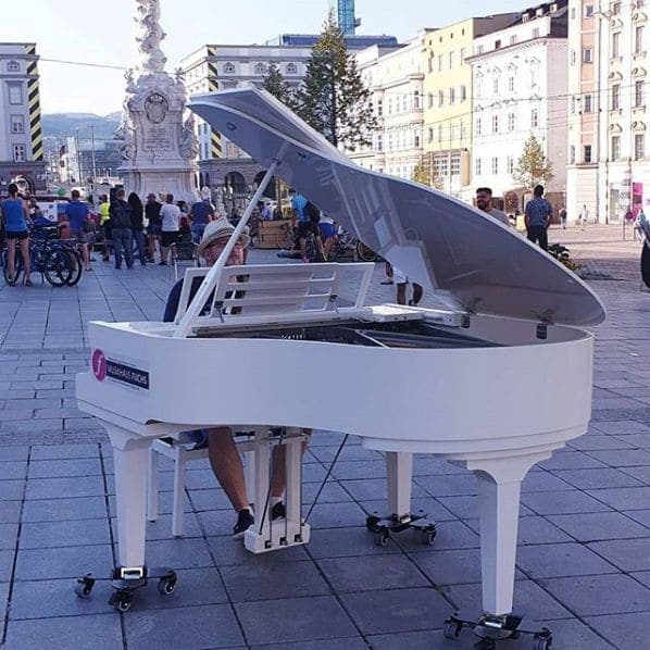 Photo of Hauptplatz at Trinity Column, Main Square, Altstadtviertel, Innere Stadt, Linz, Upper Austria, 4020, Austria