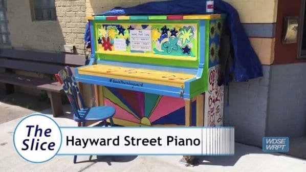 Public piano in Sawyer County, Wisconsin, United States