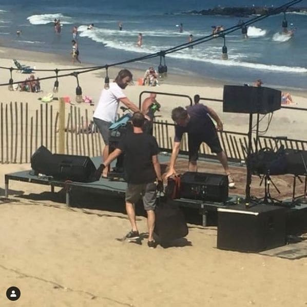 Public piano in Monmouth County, New Jersey, United States