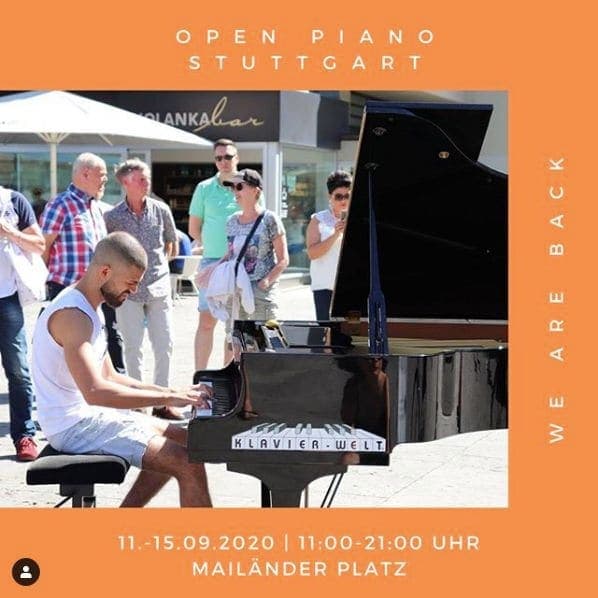 Photo of Mailänder Platz at Starbucks, Mailänder Platz, Europaviertel, Stuttgart-Mitte, Stuttgart, Baden-Württemberg, 70173, Germany. Stuttgart!🤩📣 Open Piano is back again! Wir…