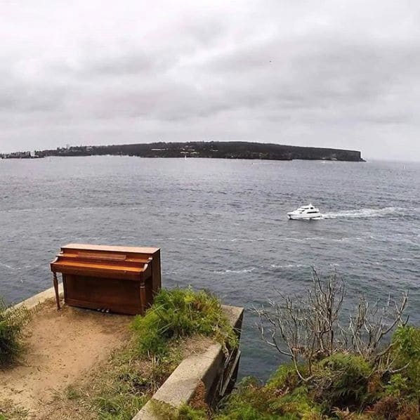 Public piano in Sydney, New South Wales, Australia