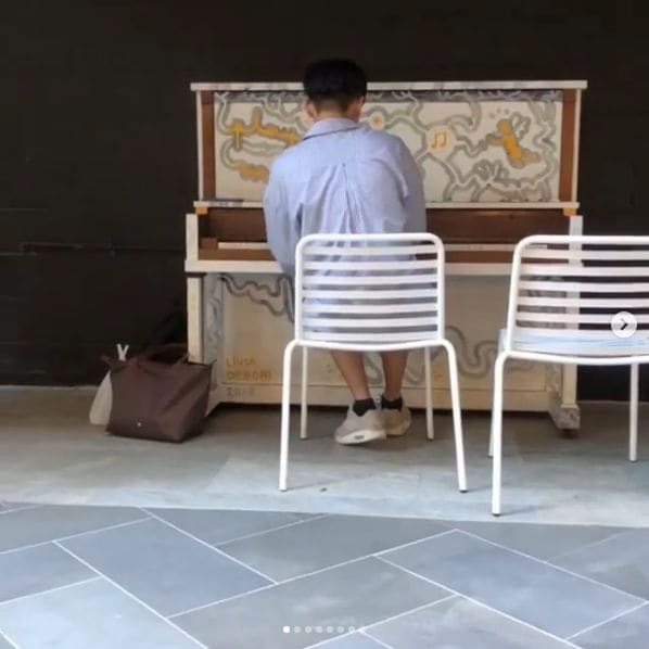 Public piano in Melbourne, Victoria, Australia