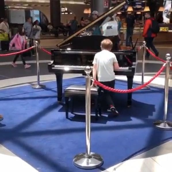 Public piano in Rome, Lazio, Italy