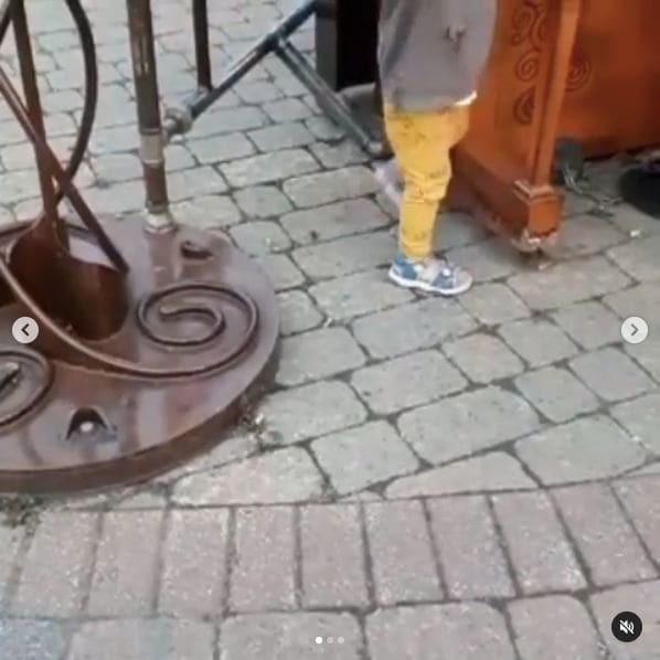 Public piano in Saint-Jean-sur-Richelieu, Quebec, Canada