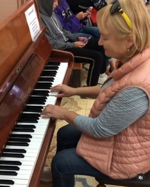 Public piano in Ukraine