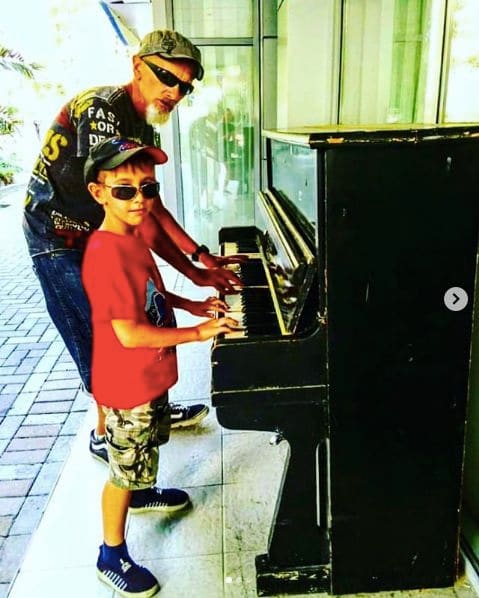 Public piano in Sochi, Krasnodar Krai, Russia