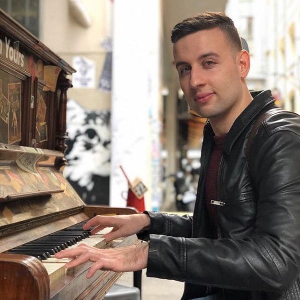 Public piano in Melbourne, Victoria, Australia