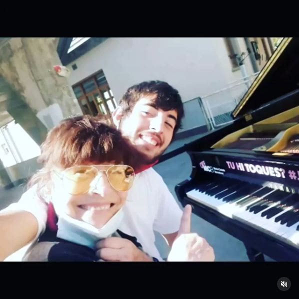 Public piano in Barcelona, Catalonia, Spain