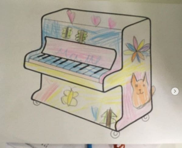 Public piano in Moscow, Moscow, Russia