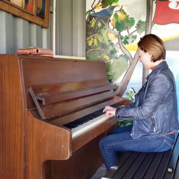 Public piano in Auckland, Auckland, New Zealand