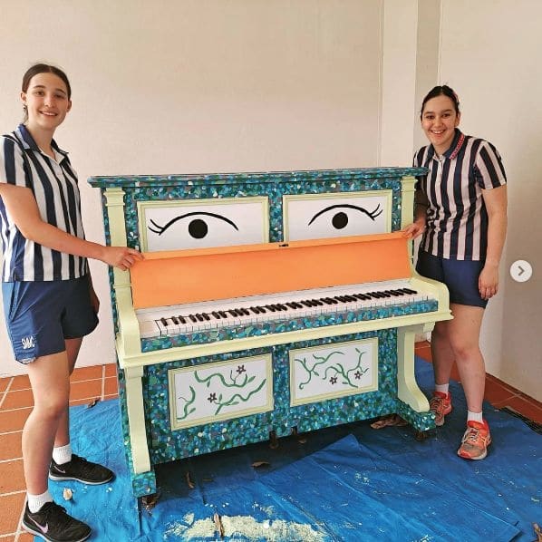 Public piano in Townsville, Queensland, Australia