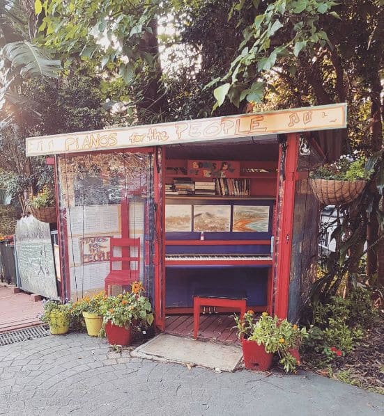 Public piano in Gosford, New South Wales, Australia