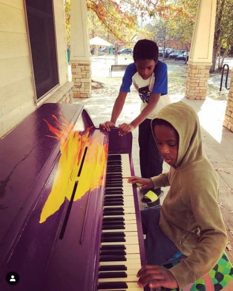 Public piano in DeKalb County, Georgia, United States