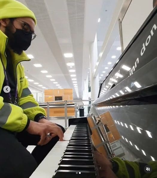 Public piano in London, England, United Kingdom