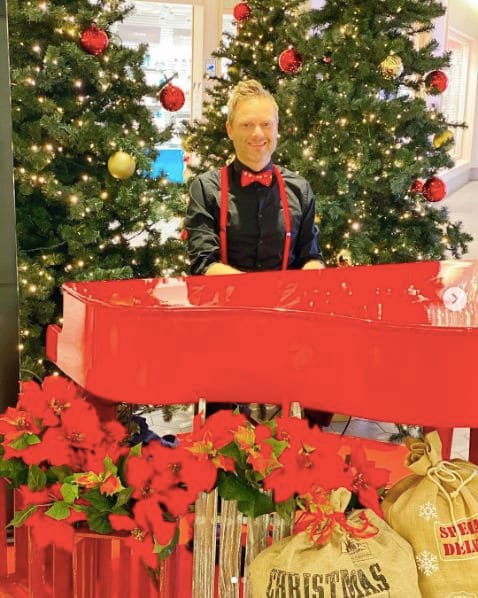 Public piano in Växjö, Sweden