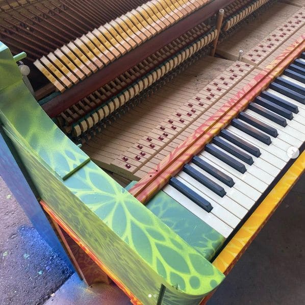 Public piano in Phoenix, Arizona, United States